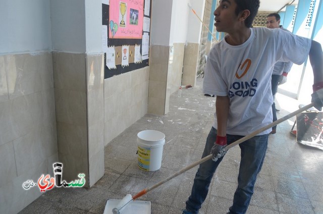 كفرقاسم :  الثانوية الشاملة ويوم الأعمال الخيرية